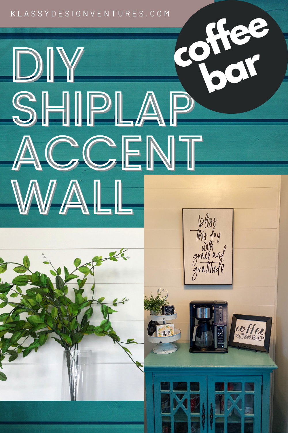 Shiplap wall update Accent wall, wall update, modern farmhouse decor